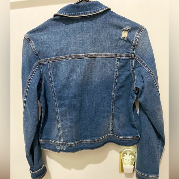 Carly Jean Los Angeles Jayne Denim Jacket Size Small - Picture 4 of 6